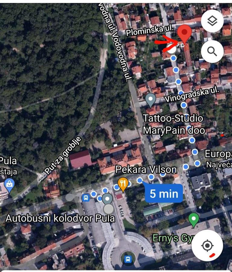 Studio Apartment City With Free Parking Pula Exteriér fotografie